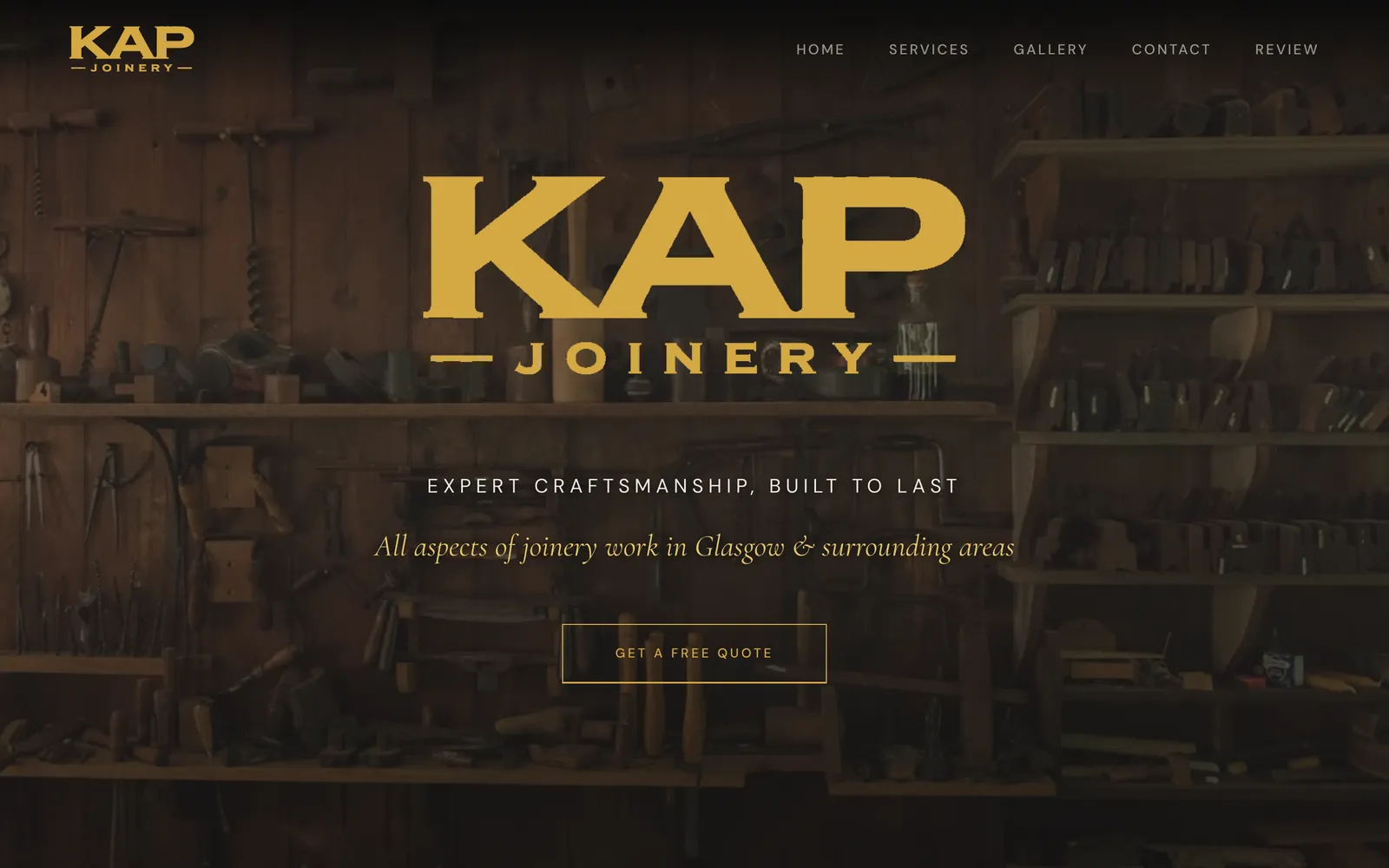 KAP Joinery homepage