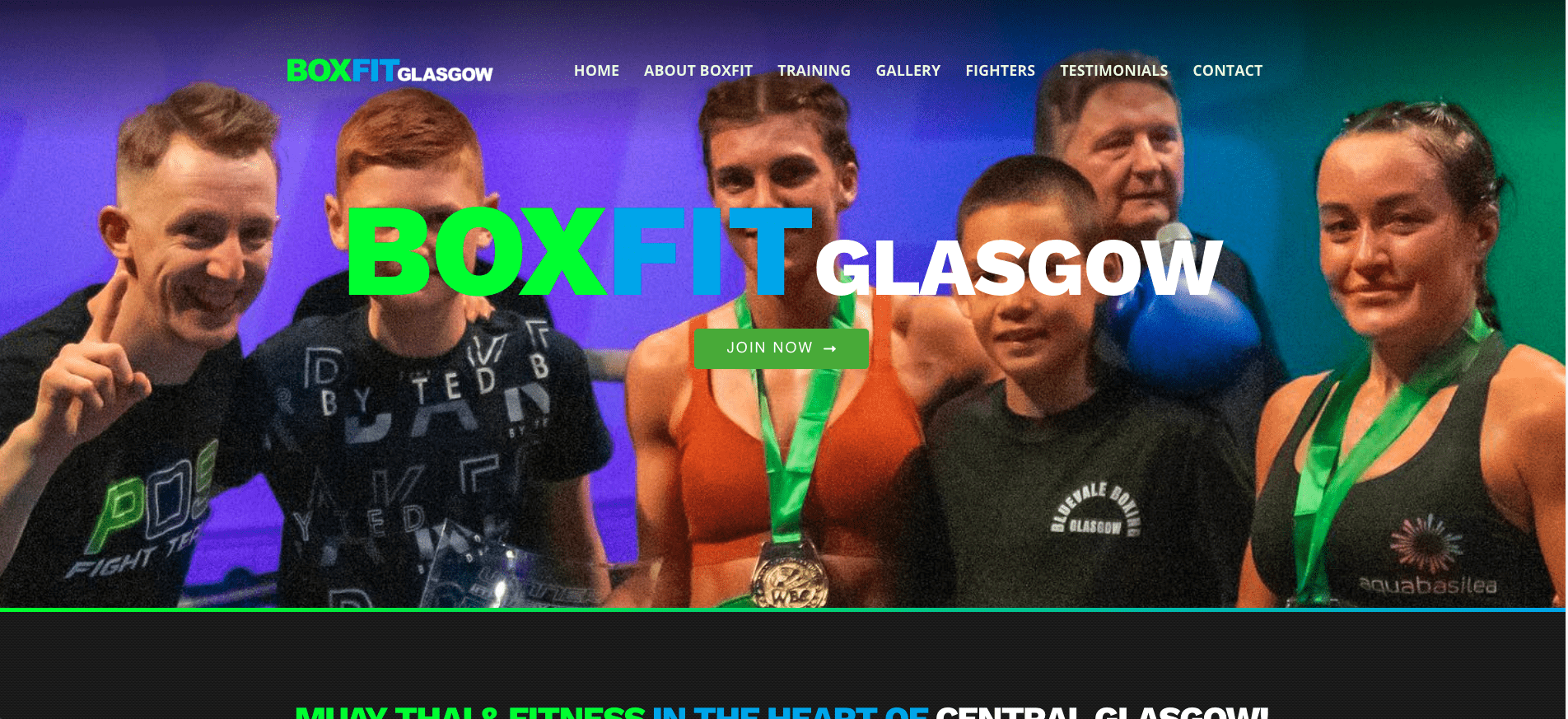 BoxFit Demo Website Preview